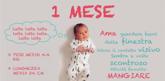 neonato 1 mese - primi mesi di vita