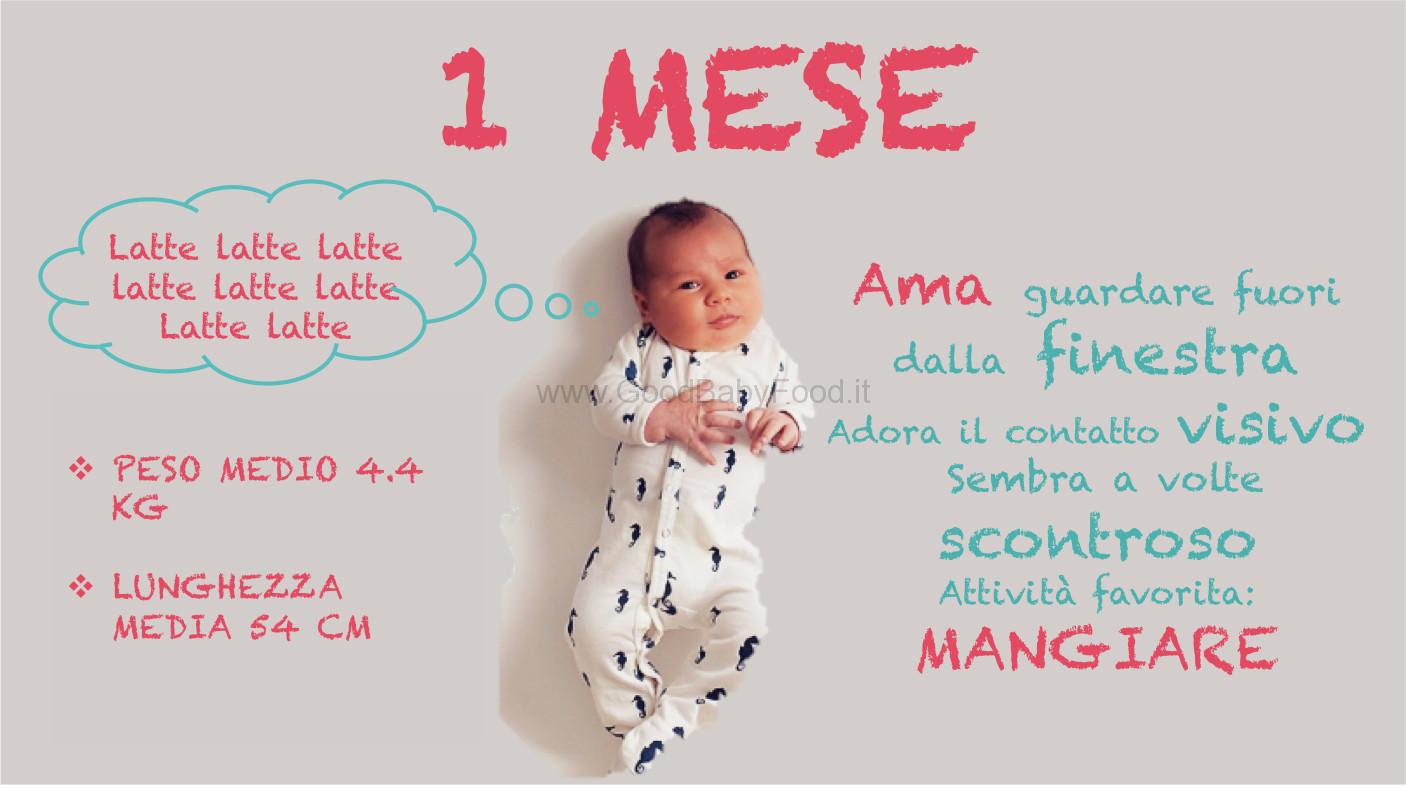 neonato 1 mese - primi mesi di vita