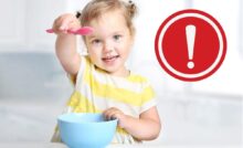 bambino che mangia